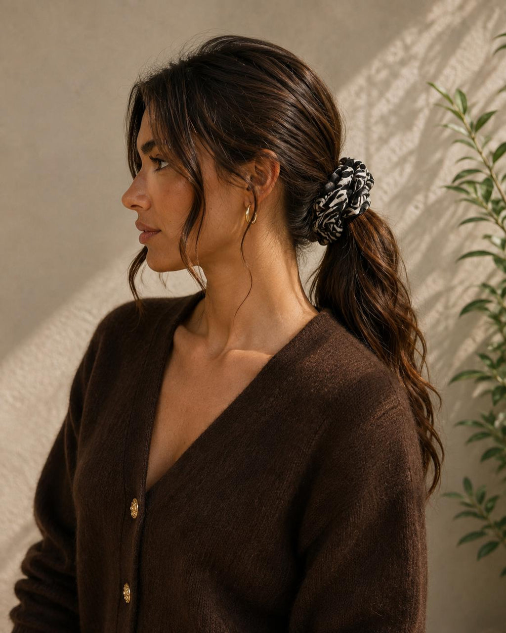 VANEO Scrunchie Duo – Zebra & Black