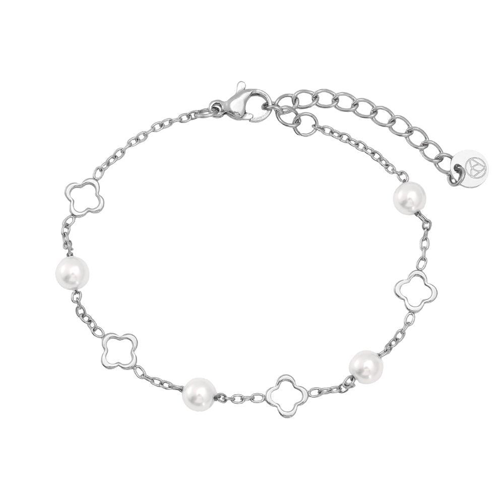 Armband "Clover Pearl"