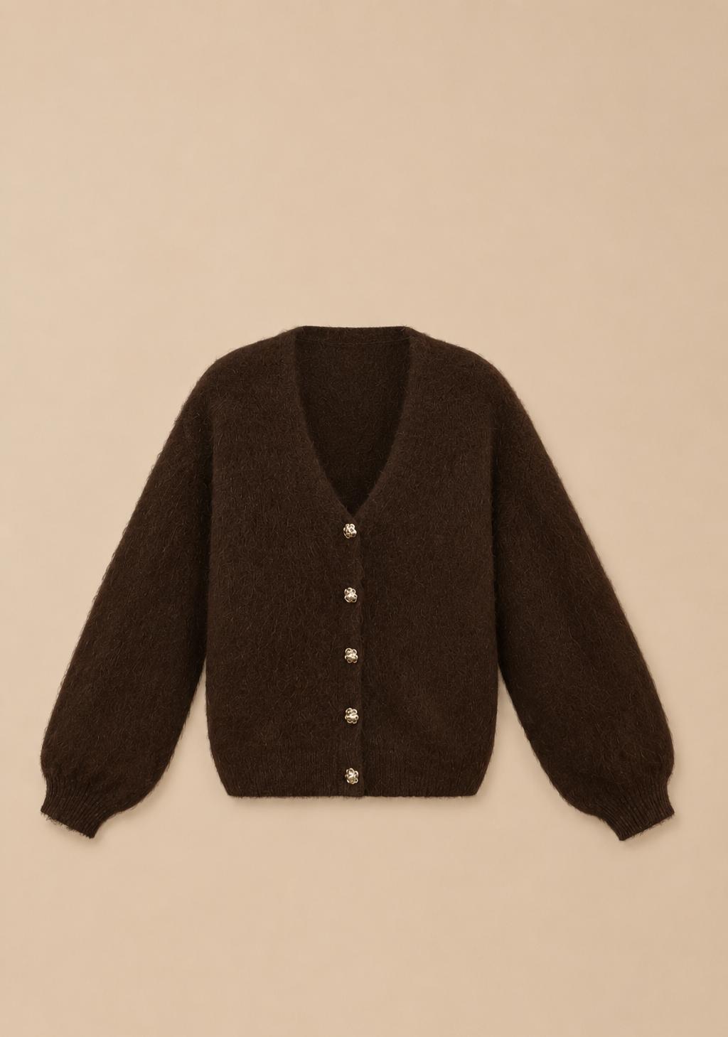 Vaneo Cardigan "AMARA" - Chocolate