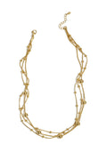 Mehrlagige Halskette Grace in Gold