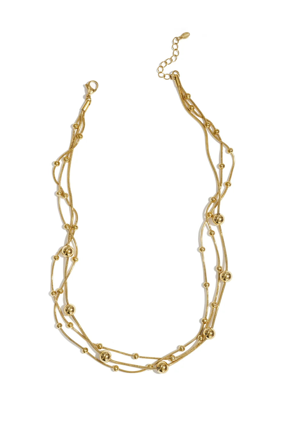 Mehrlagige Halskette Grace in Gold
