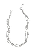 Mehrlagige Halskette Grace in Silber